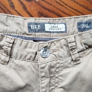 BUCKLE BKE Jake Mens 28L Khaki Pants 28/34